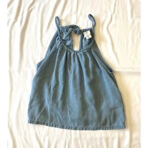 Joie Women’s Spaghetti Strap Adjustable Blue Blouse Top Size S